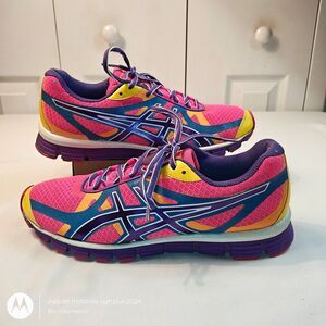 Women's Asics Gel Extreme 33 Pink/Purple Running Shoes Sneakers US Size 8.5